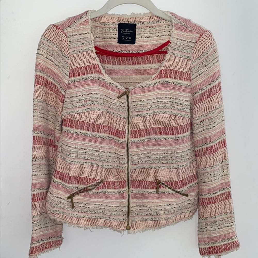Zara blazer/ cardigan/jacket w zipper